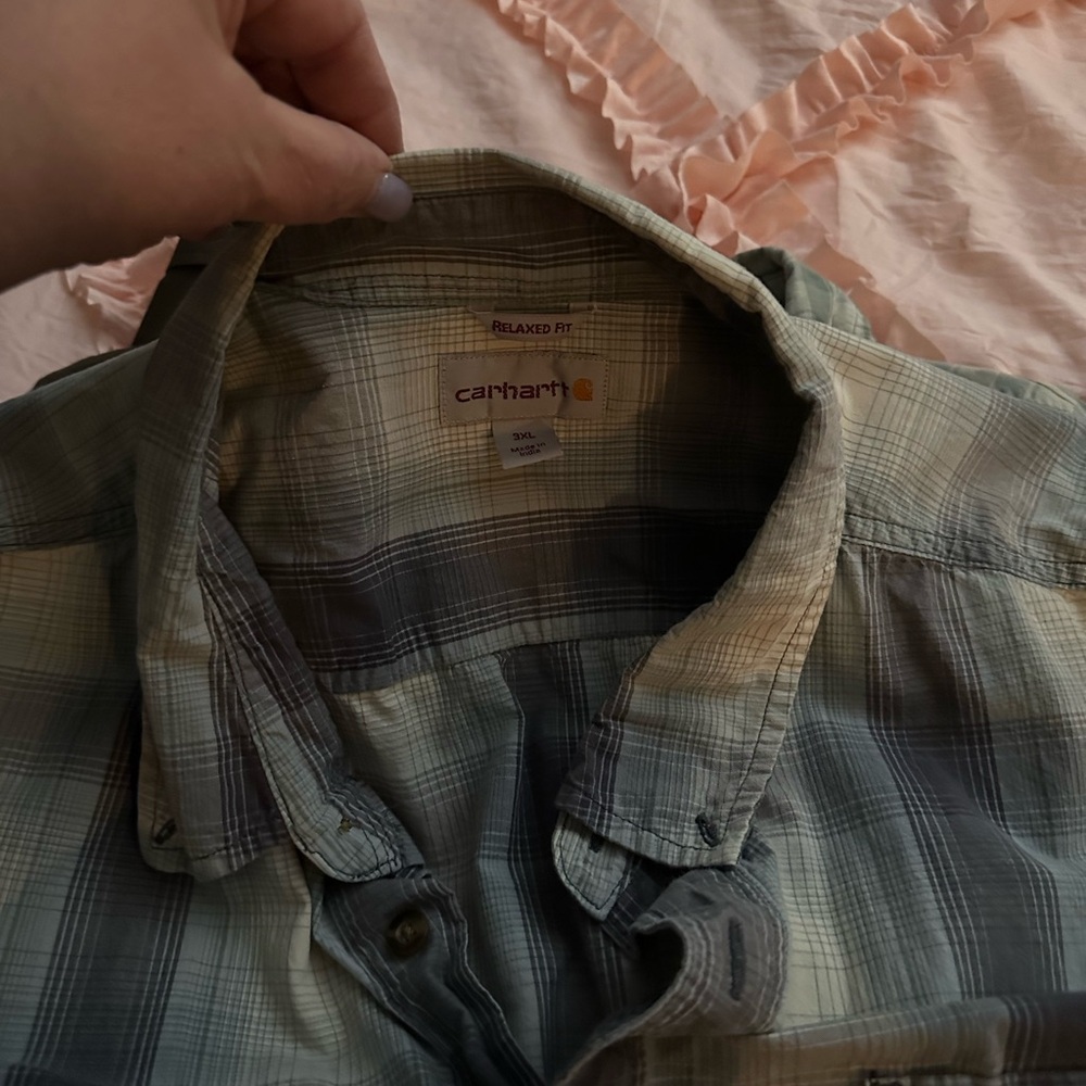 Carhartt big and tall Plaid Shirts